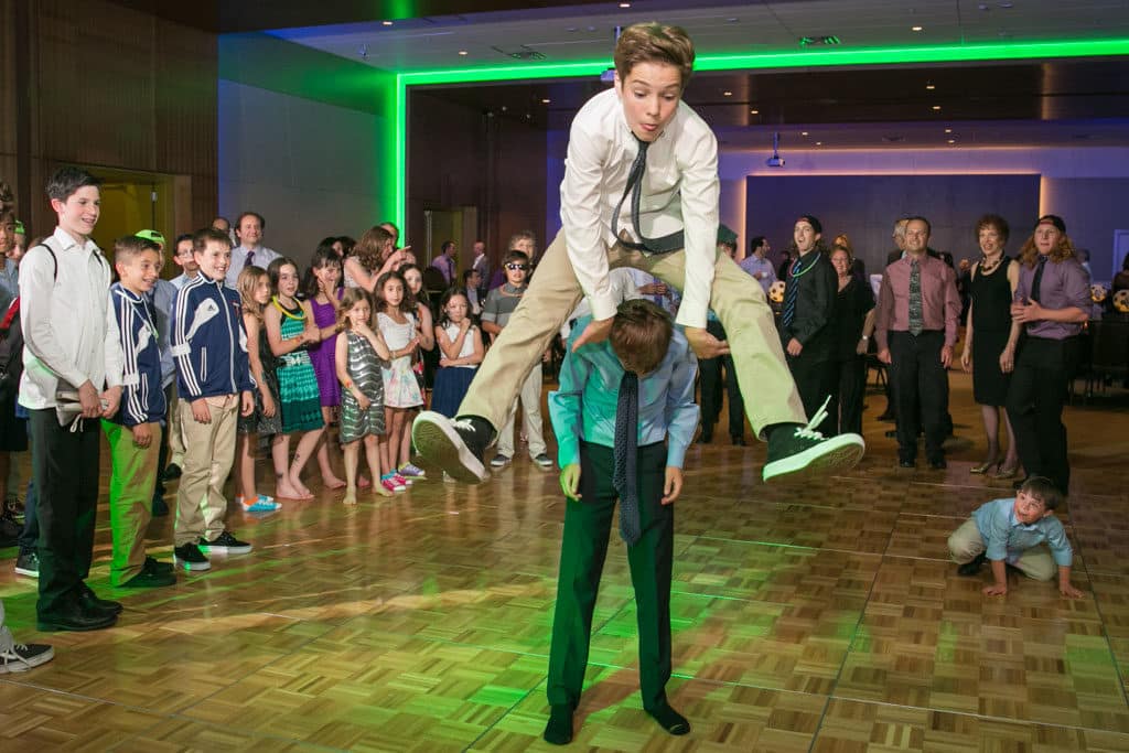 Seattle Bar Mitzvah Celebration with Games and Dancing at Meydenbauer Center, Bellevue, Washington; Bellevue Bar Mitzvah