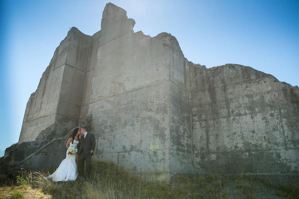 Wedding Portraits at Chambers Bay Golf Club in University Place SEattle WA with Frances Gaul Photography